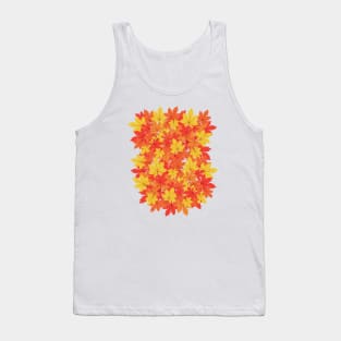 Autumn Leafy Chest Tank Top